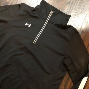 Under Armour 1/4 zip Black Pullover